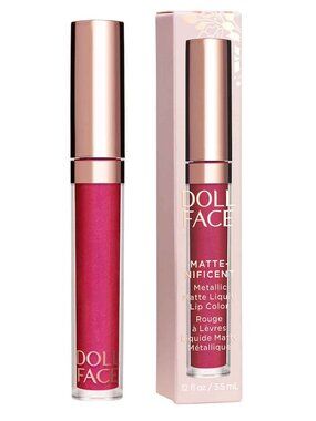 Doll Face  Matte-nificent Metallic Liquid Lip Color Mercury  0.12 Ounce